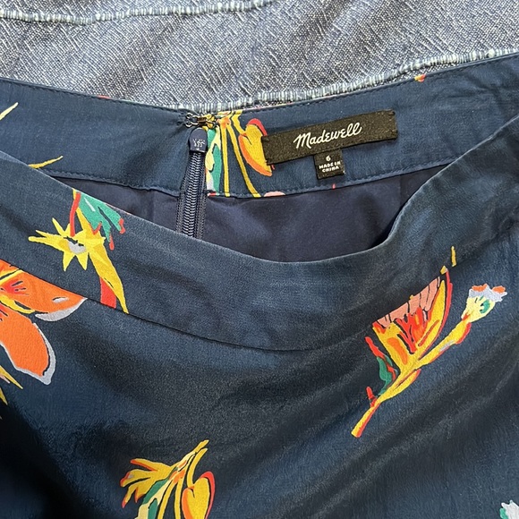 Madewell Silk MIDI Skirt - Picture 2 of 5
